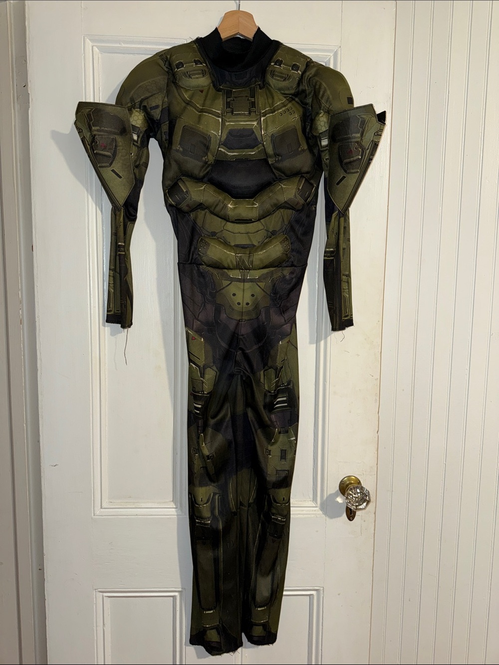 Disguise HALO Master Chief Deluxe Mens Muscle Chest Costume Suit Size M
